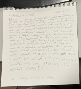 I'm stuck in your kindle handwritten original